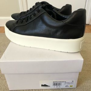 Vince platform sneakers(black)